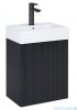 Roca Reef zestaw szafka z umywalką 44x30x60 CZARNY MAT A852446532